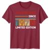50th Birthday Unisex T Shirt 50yr 1976 Fifty Years Birthday Gift Tee
