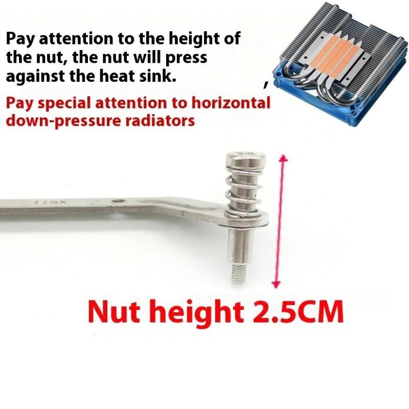 1 Set Diy Accessories For Intel Lga2011 X99 X79 E5 1700 1366 115X 1200 Amd Am2 Am3 Am4 Am5 Radiator Mounting Bracket Backplane