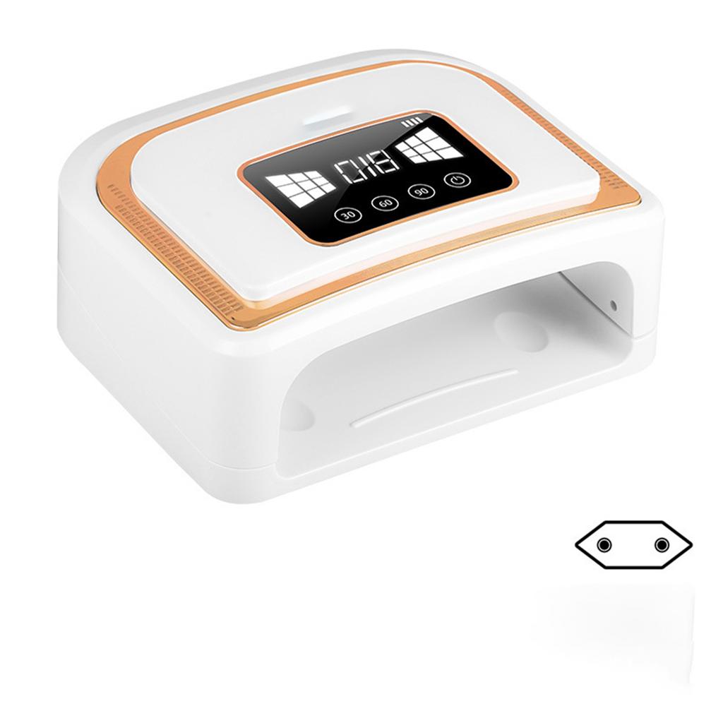 120W Rechargeable Nail Light Therapy Machine UV Baking Lamp Led Nail Polish Curing Instrument Wireless Power Storage Model