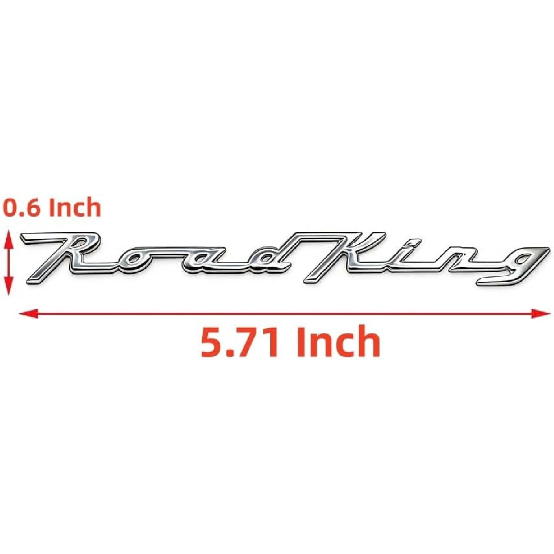 

for Harley Davidson Road King FLHRC HRS CVO Motorcycle Emblem Badge 2PCS 105/110th Anniversary 3D Motorbike Fender Decals Stickers