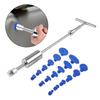 Paintless Dent Repair Tool  Car Body Slide Hammer  Long Lasting and Reusable  18pcs Blue Suckers for Effective Dent Removal