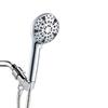 1SET High Pressure Filter Handheld Seven-speed Shower, Large Flow Handheld Water Rain Shower Head, with Stainless Steel Hose and Adjustable Bracket
