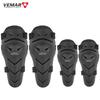 Motorcycle Off-Road Riding Elbow Knee Protector Set Men Impact-Resistant 4-Piece Gear
