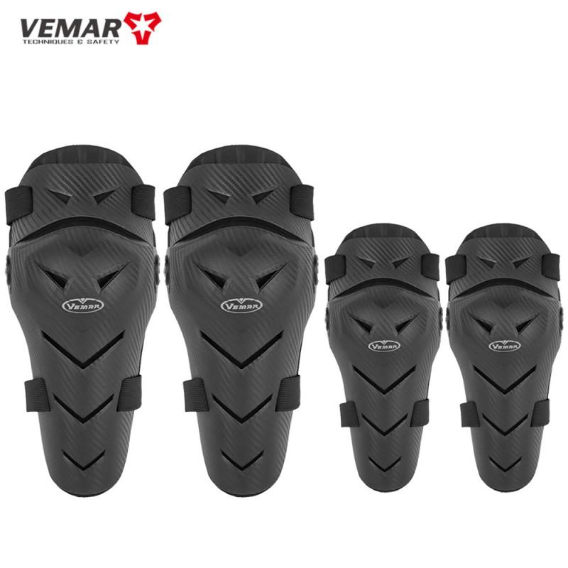 Motorcycle Off-Road Riding Elbow Knee Protector Set Men Impact-Resistant 4-Piece Gear