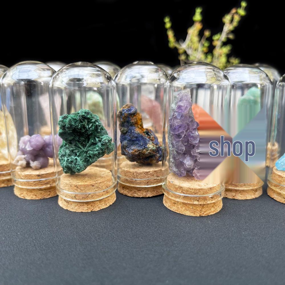 Natural Raw Stone Gemstone Mineral Crystal Ornament for Student Science Exploration Collection