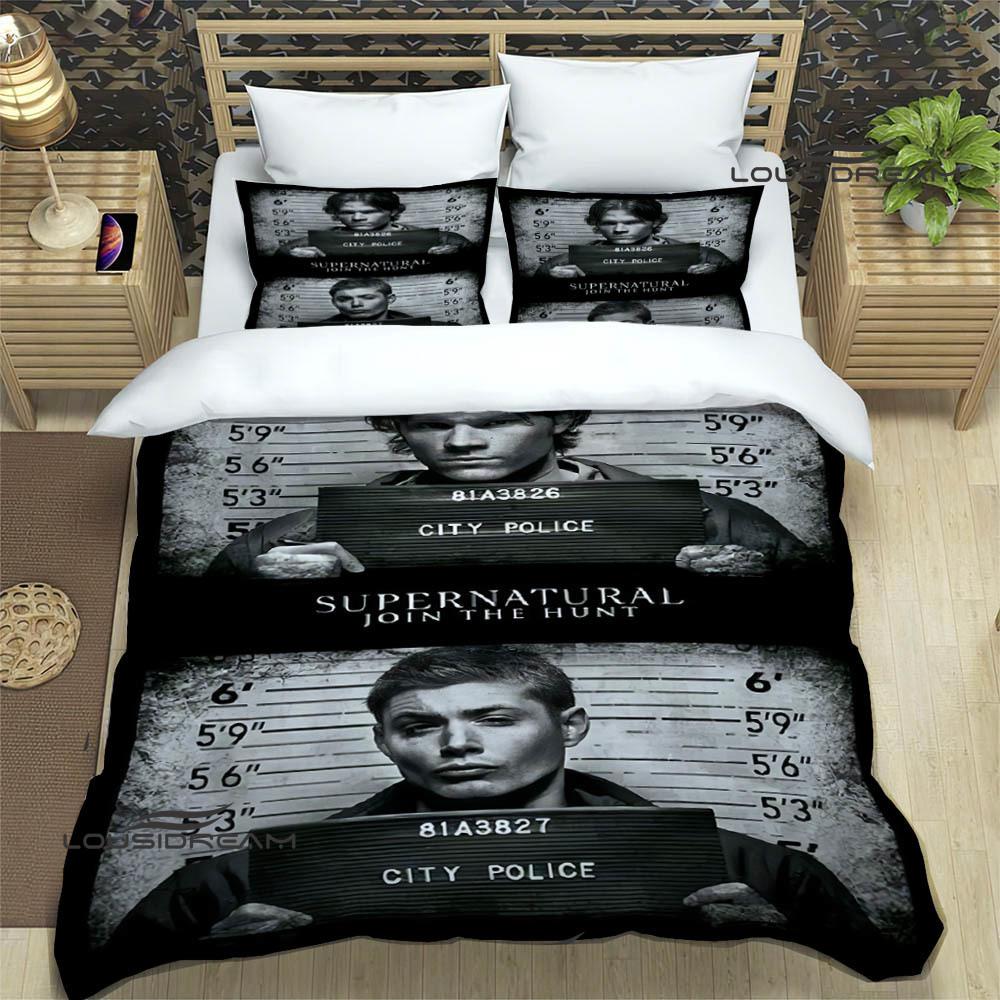 3D Supernatural Join the Hunt Bedding Sets exquisite bed supplies set duvet cover comforter set bedding set luxury birthday gift