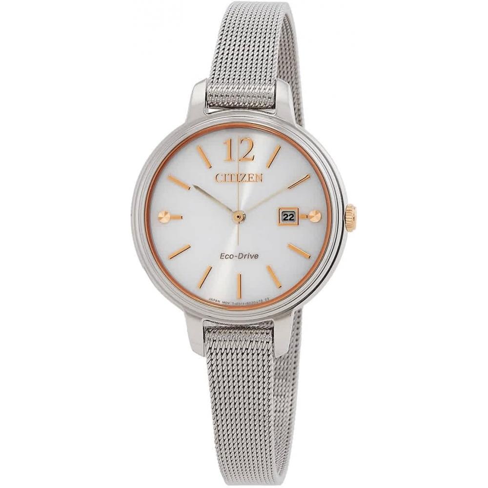 

Citizen EW2441 77A Eco Drive Silver Dial Ladies Watch