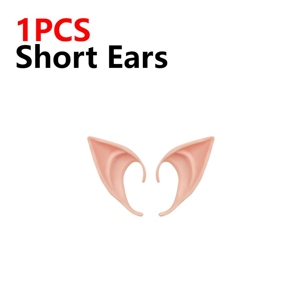 1-10 Paar Engel Elfenohren Halloween Cosplay Kostümzubehör Latexohren für Fee Cosplay Halloween Dekoration Foto Requisiten