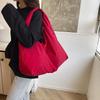 Casual Canvas Bag In Candy Color, Large-capacity Single-shoulder Underarm Bag for Going Out, Trendy Commuting and School Bag