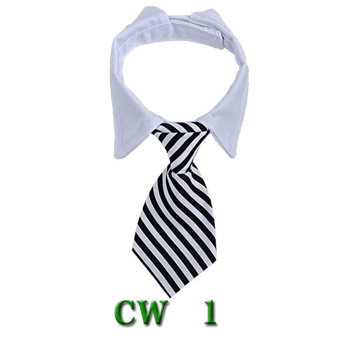 Striped Bow Tie Collar and Scarf for Dogs