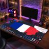 Tappetino Mouse Scudo Calcio Francia, Tappetino da Scrivania Esteso in Gomma Antiscivolo per Gaming Ufficio Laptop Regalo per Fan