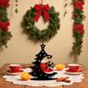 1Pc Christmas Iron Art Decoration Ornament, Christmas Scene Decoration, Desktop Decoration, Christmas Tree Desktop Decoration Ornament, DIY Be