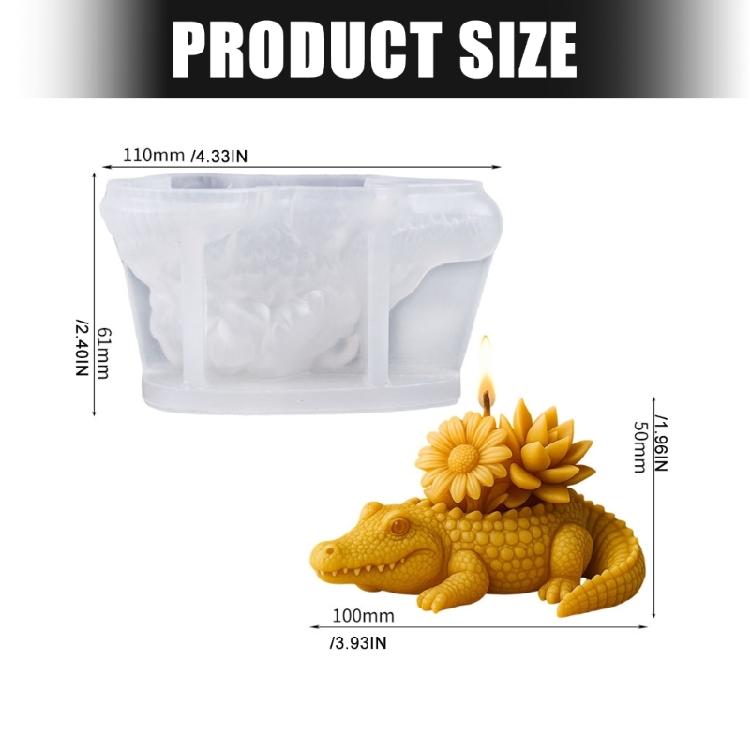 3D Creature Silicone Molds for Handmade Candle Soap Easy Demolding Multipurpose Animal Silicone Mould for Resin Casting