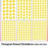 Five-Pointed Star Reward Stickers for Kindergarten - Teacher and Student Self-Discipline Chart