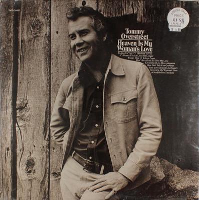 LP Schallplatte TOMMY OVERSTREET - Heaven Is My Woman's Love DOS26003 Dot Records 1972 US Country Gebraucht