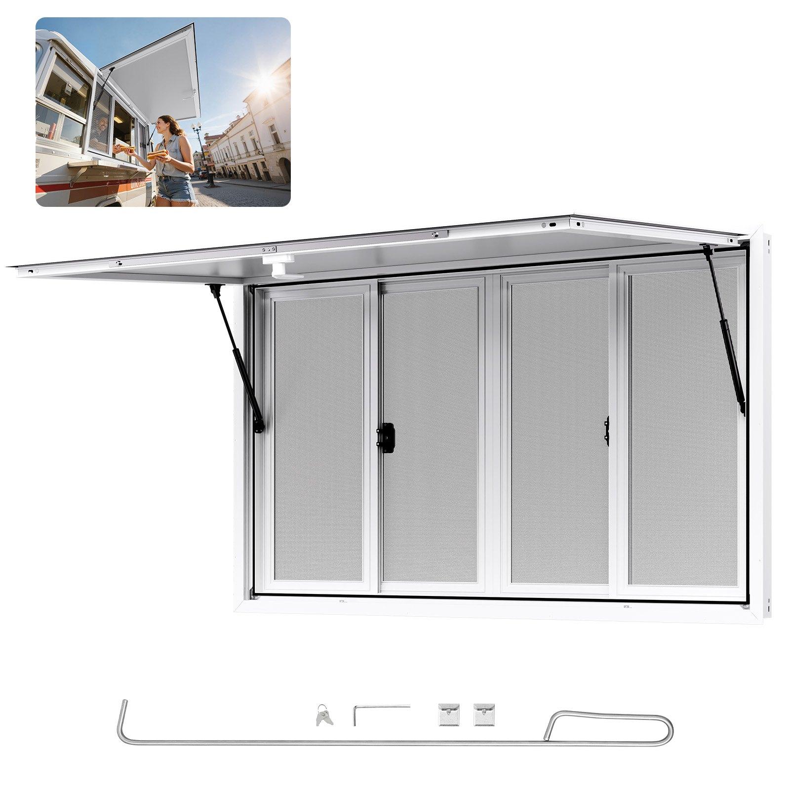 VEVOR Concession Window 152x92 cm, Aluminum