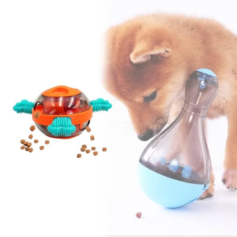 Durable Abs Tpr Dog Chew Ball With Treat Release For Interactive Play And Mental Stimulation