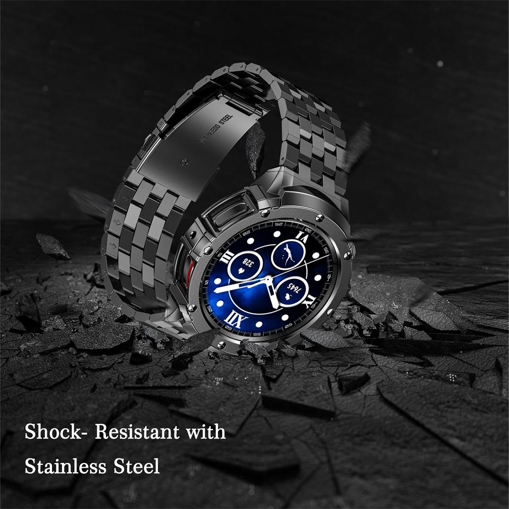 Classic Metal Case+Strap For Samsung Galaxy Watch 5 Pro 45mm Stainless Steel Band Correa Luxury Modification Kit For Samsung Watch 5Pro