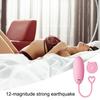 Silicone Remote Control Egg Vibrator 12 Vibration Levels Adjustable Portable USB Rechargeable Waterproof Cordless Vibrating Egg Stimulator Toy
