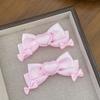 Sweet and lovely heart-shaped lace bow hairpin, girl princess afternoon tea headwear, hair accessory