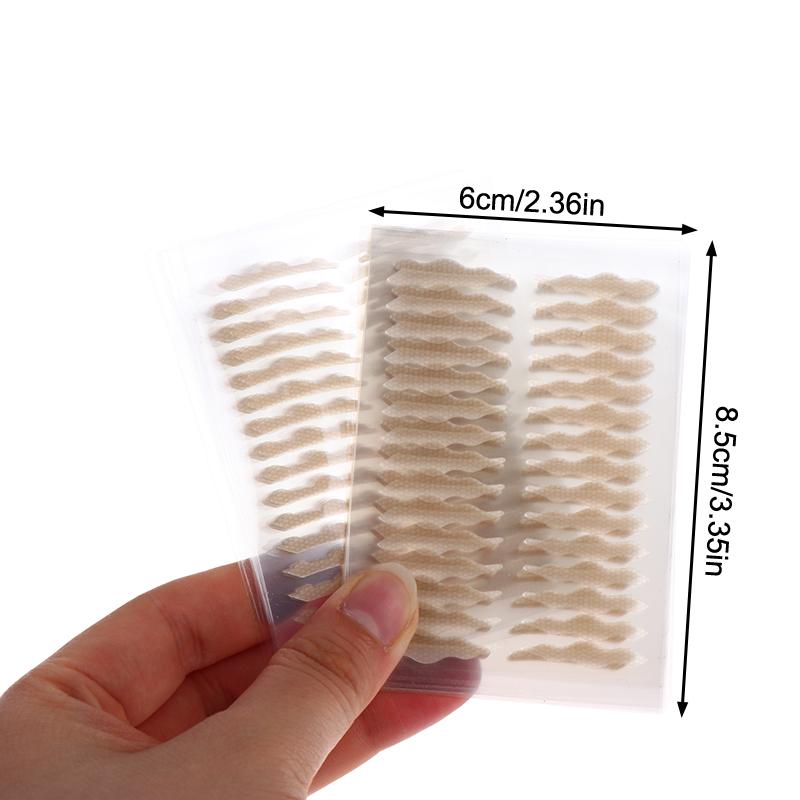 3D Support Invisible Double Eyelid Tape Self-Adhesive Transparent Big Eyelid Stickers Waterproof Fiber Stickers Eye Tools