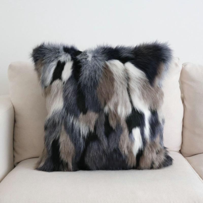 30X50/45X45CM Soft Throw Pillow Cover Light Luxury Plush Waist Cushion Cover Decor Home Decorative Pillowcase