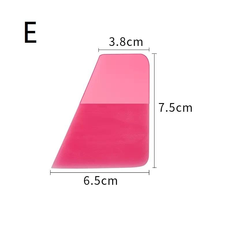 1/7/8Pcs Tpu Ppf Squeegee Kit Window Tinting Soft Rubber Scraper Car Paint Protect Film Installing Vinyl Wrap Tools Water Wiper