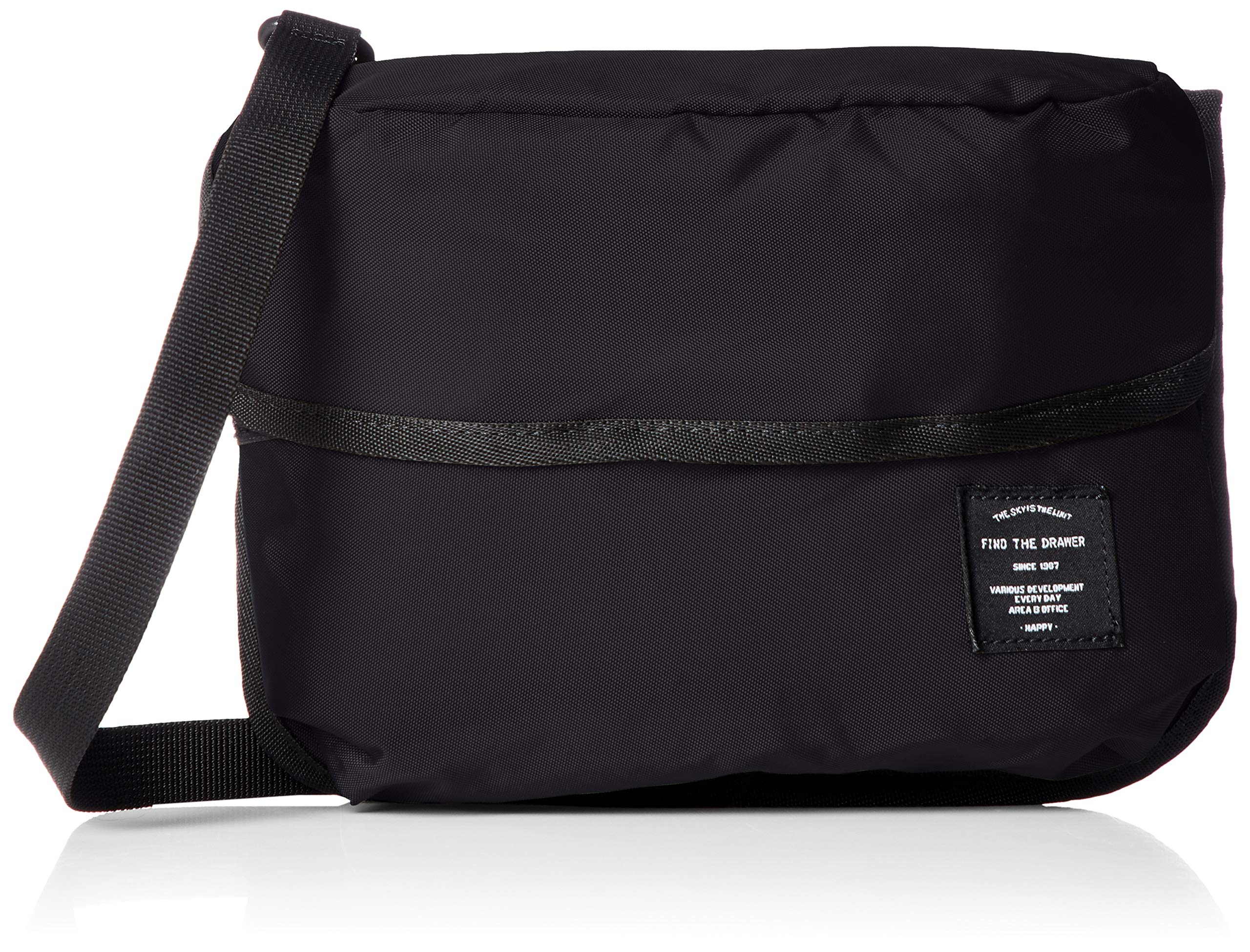 AVVENTURA Мини-сумка на плечо с клапаном, Черная (RTP-30559)