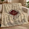 The Marauder's Map Throw 1pc Flannel Blanket Soft Lightweight Warm Cozy For Bedroom Sofa Bed
