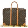 Auth LOUIS VUITTON Monogram Porte Documents Voyage Briefcase Brown Canvas lv6636nb