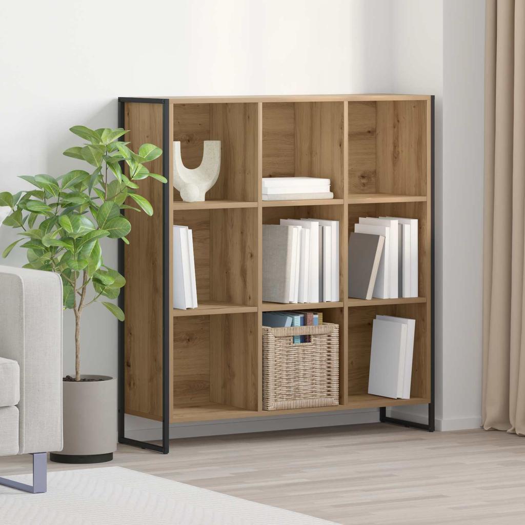 Bookshelf Rustic Oak Design 99.5 x 30 x 108.5 cm