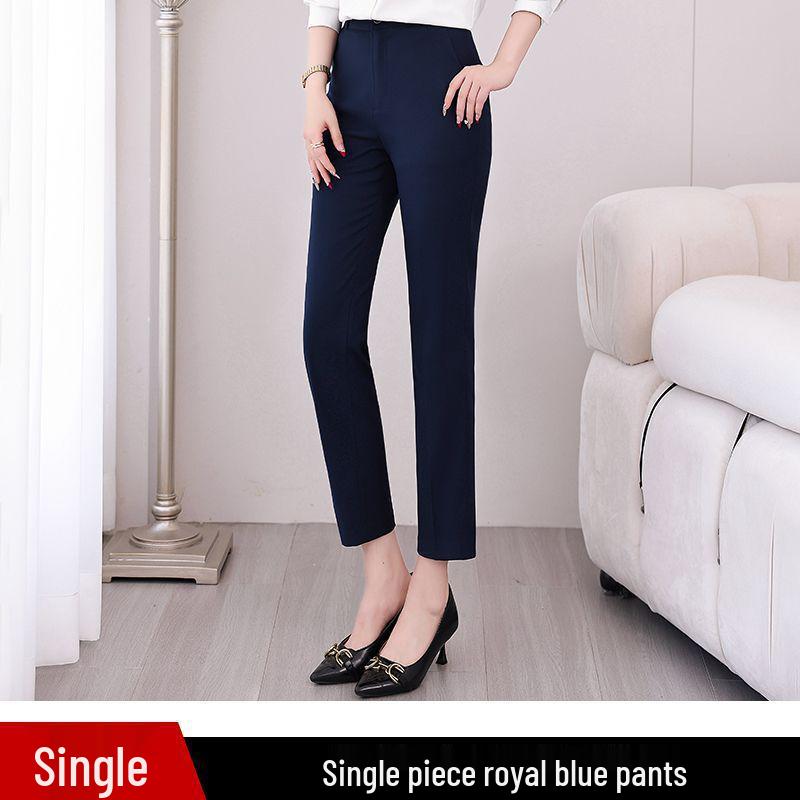 Formelles Damen-Anzugset mit V-Ausschnitt Chiffon Weißes Hemd