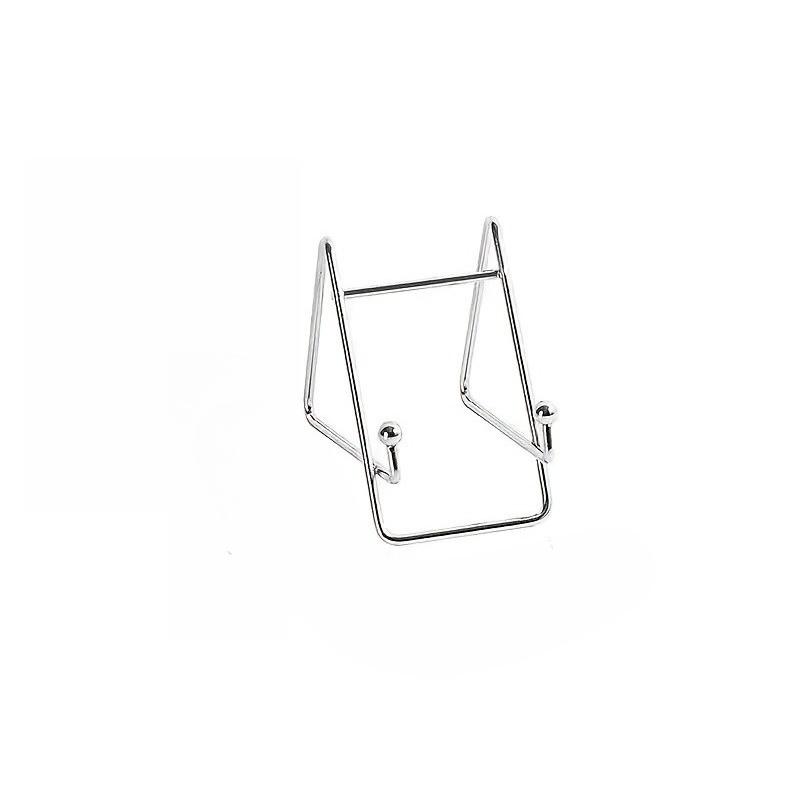 Portable Metal Flat Support New Silver Creative Book Reading Stand Mobile Phone Support Ins Style Desktop Support, Book Stand