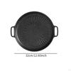 BBQ Frying Pan Practical Round Non-Stick Grill for Camping Indoor Outdoor Kitchen Pancake Meat
