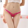 Women Sexy See Through Low Rise Butterfly Hollow Thong G-String Underwear