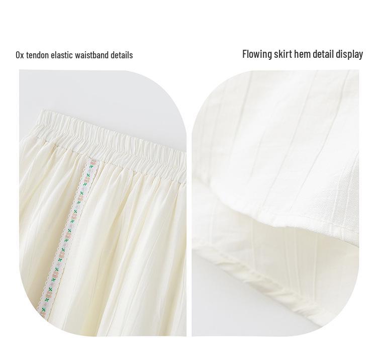 2025 Pretty Summer Ancient-Style Chinese Women's Skirt Set W5825