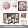 DIY Folding Photo Album Small Scrapbook Memory Book with Sticker for Graduation Birthday or Wedding Anniversary Gift