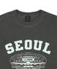 Hangugyaguwiwonhoe Mss X Kbo Ballpark Short Sleeve T-Shirt Charcoal Gray [Seoul Lg Twins]