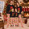 Set Pigiama Coordinato Genitore Figlio Manica Lunga Top e Pantaloni Set Loungewear Pigiami