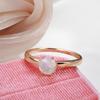Kinel Simple Fashion Rose Gold Wedding Rings For Women