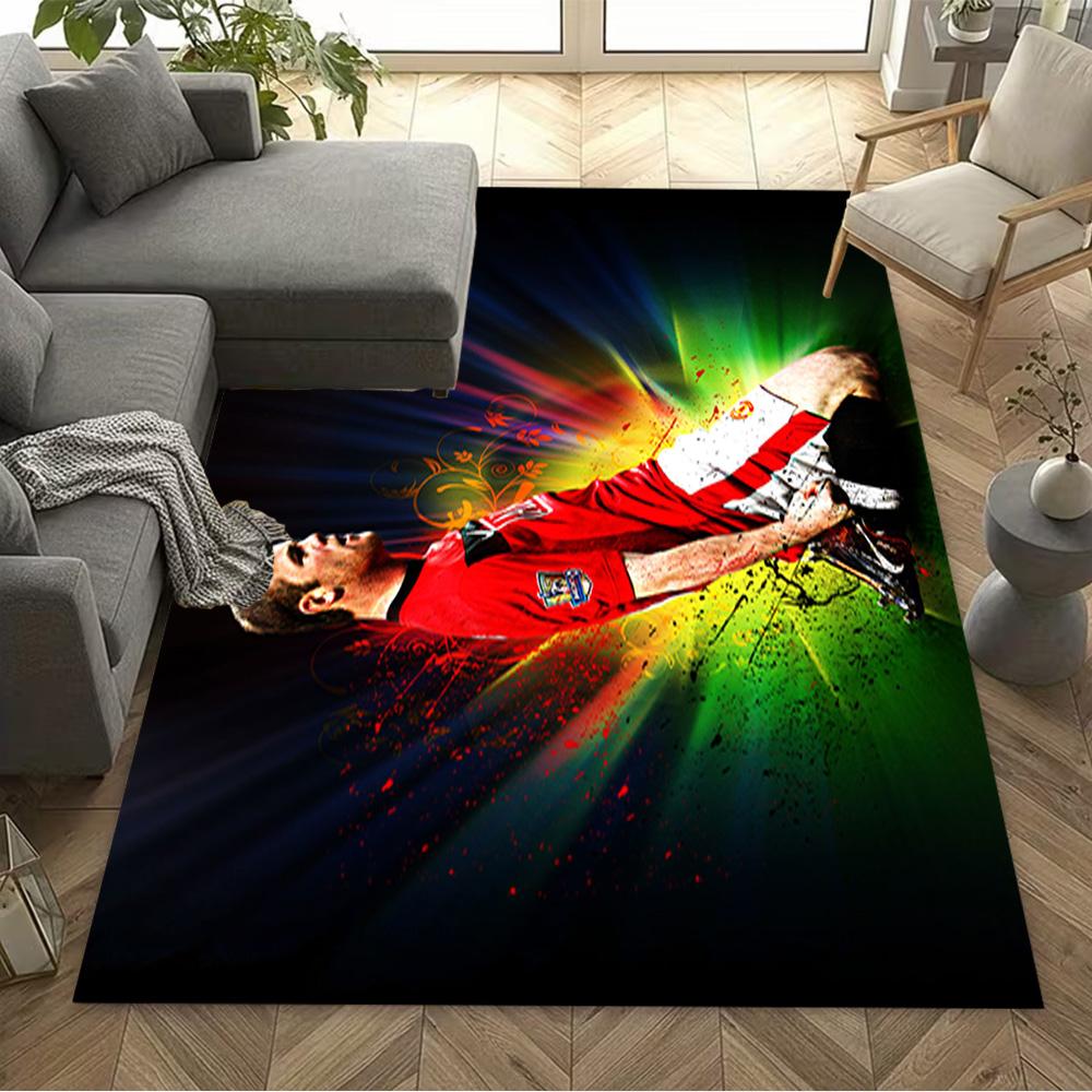 Wayne Rooney Celebration Carpet Design for Dormitory Outdoor Living Rooms Kitchen Antislip Carpet Anime Office Decor