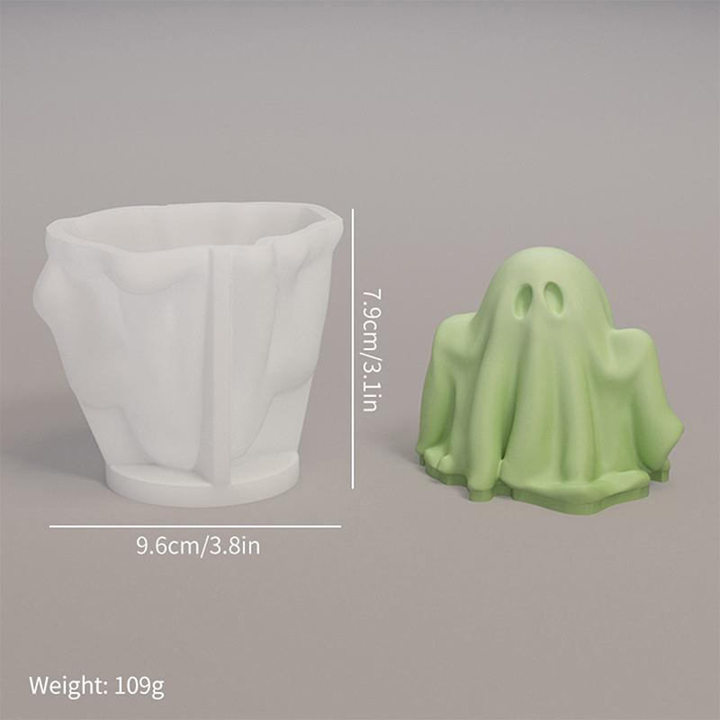 

Свеча для ароматерапии Призрак Хэллоуин Силиконовая форма Сделай сам Креативное украшение в форме тыквы