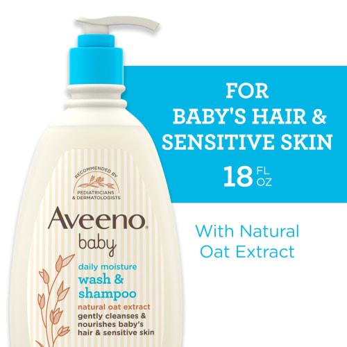 Aveeno Baby Wash & Shampoo 18 Oz.