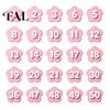Classroom Grouping Labels 30PCS Numbered Pencil Toppers, Reusable Prevent Confusion Labels, Management Tools Plastic Tracking Marker Clips,