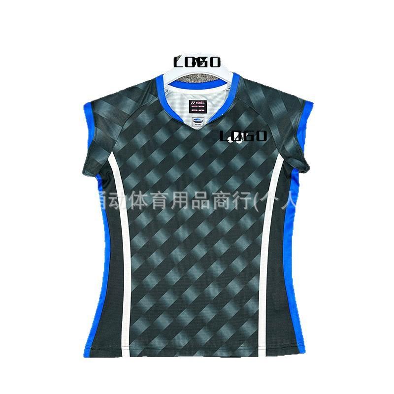 Womens Badminton Performance Shirt With Fly Sleeve Quick-Dry Breathable Sport Top Training