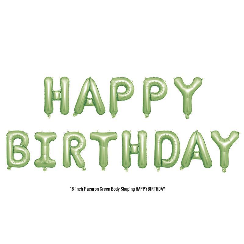 

Набор 16-дюймовых фольгированных шаров «С Днем рождения» - Украшение для вечеринки