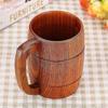 Handmade Wooden Barrel-shaped Beer Mugs, Classical Wooden Wine Mugs, Natural And Environmentally Friendly