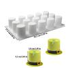 Food Grade Silicone Cylindrical Cake Molds Heat Resistant Mousse Cake Moulds  Party Dessert