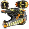 Lightweight Full Face Off-Road Helmet ATV Dirt Bike Mountain Cycling With 3 Accessory Kit