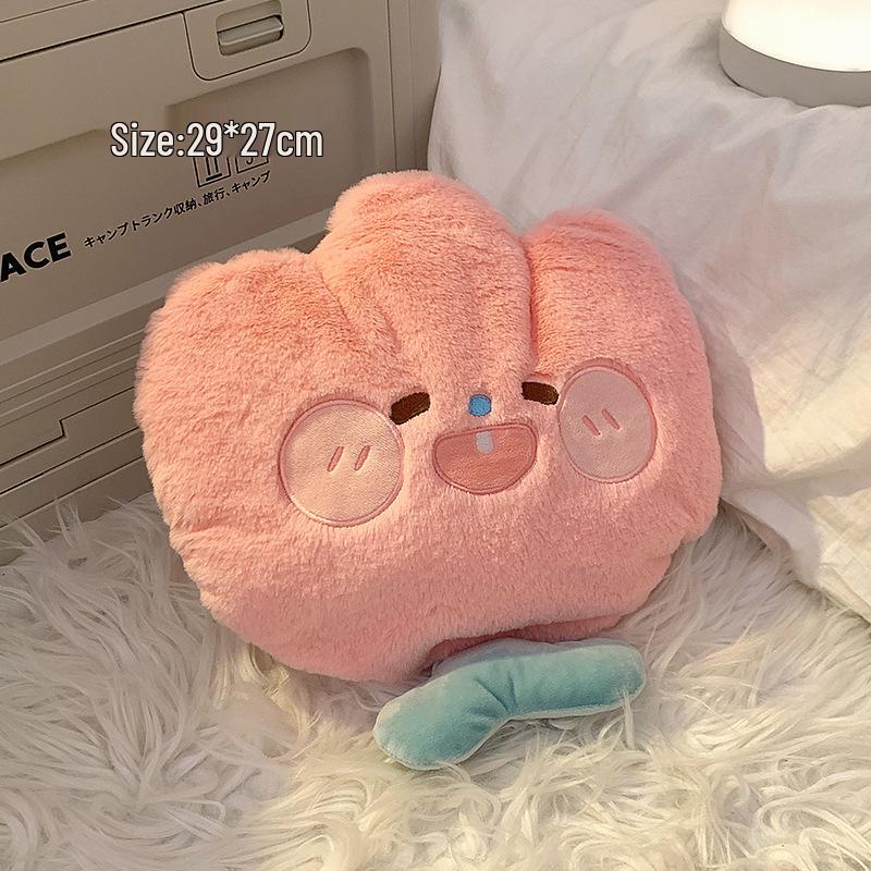 Rechargeable Plush Hot Water Bottle - Explosion-Proof Hand Warmer, 2024 Style Electric Bed Warmer.